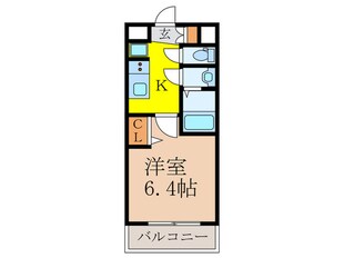 ﾌﾟﾚｻﾝｽ西中島南方ｾﾚｽﾄ(303)の物件間取画像